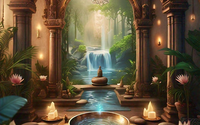 African Psychic Solo performing a spiritual cleansing spell with white smoke and traditional attire.