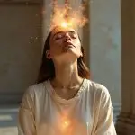 Psychic Solo performing an aura cleansing ritual with candles, crystals, and spiritual tools to help restore emotional balance and positive energy.