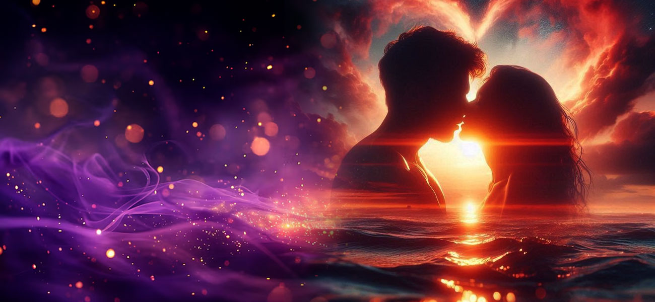 Psychic Solo performing a spiritual ritual for harmony and renewal with white candles and a view of the Melbourne skyline in the background.