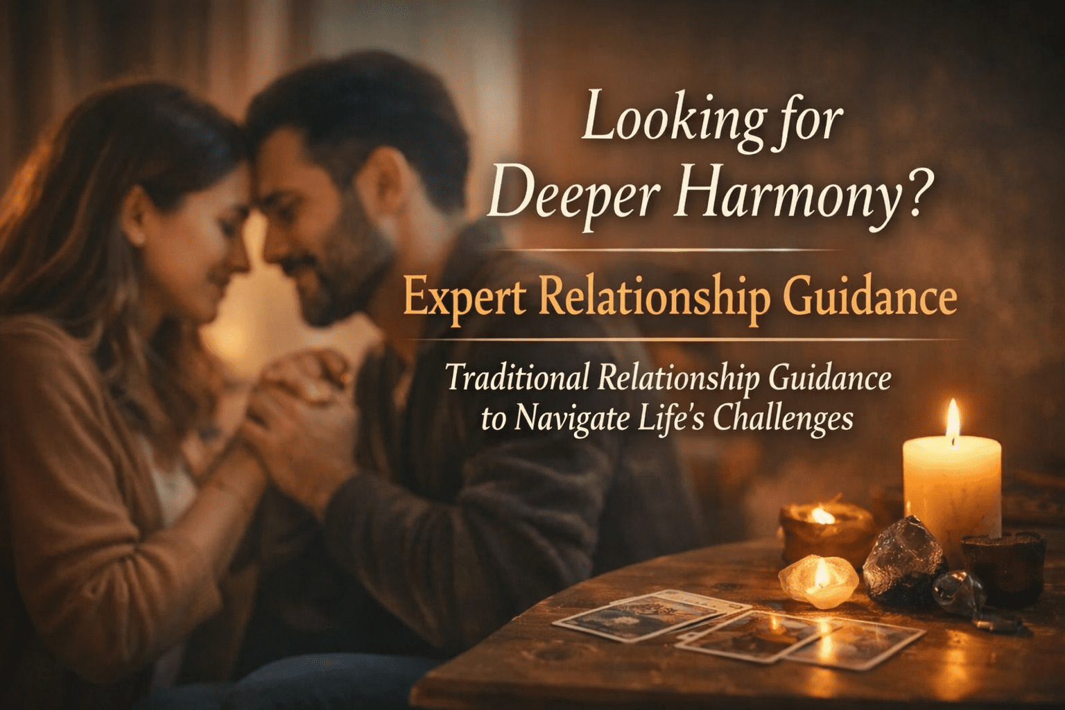 Traditional African spiritual guide providing confidential relationship guidance and marriage coaching to a couple seeking harmony.